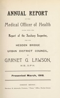 view [Report 1915] / Medical Officer of Health, Hebden Bridge U.D.C.