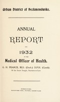 view [Report 1932] / Medical Officer of Health, Heckmondwike U.D.C.