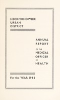 view [Report 1956] / Medical Officer of Health, Heckmondwike U.D.C.