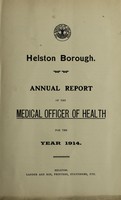 view [Report 1914] / Medical Officer of Health, Helston Borough.