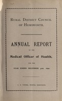 view [Report 1896] / Medical Officer of Health, Hemsworth (Union) R.D.C.