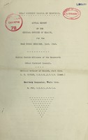 view [Report 1940] / Medical Officer of Health, Hemsworth U.D.C.