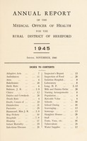 view [Report 1945] / Medical Officer of Health, Hereford R.D.C.