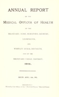 view [Report 1904] / Medical Officer of Health, Herefordshire Combined District/s (Bromyard R.D.C., Dore R.D.C., Hereford R.D.C., Ledbury R.D.C., Leominster R.D.C., Bromyard U.D.C.).