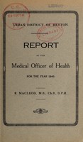 view [Report 1940] / Medical Officer of Health, Hetton U.D.C.