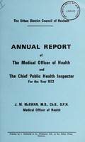 view [Report 1972] / Medical Officer of Health, Hexham U.D.C.