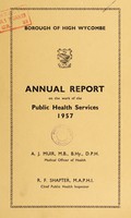 view [Report 1957] / Medical Officer of Health, High Wycombe Borough.