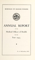 view [Report 1945] / Medical Officer of Health, Higham Ferrers Borough.