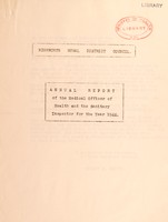 view [Report 1944] / Medical Officer of Health, Highworth R.D.C.