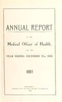 view [Report 1918] / Medical Officer of Health, Hinckley U.D.C.