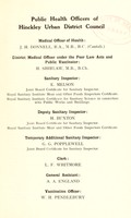 view [Report 1937] / Medical Officer of Health, Hinckley U.D.C.