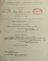 view [Report 1942] / Medical Officer of Health, Hitchin R.D.C.