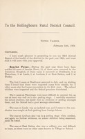 view [Report 1913] / Medical Officer of Health, Hollingbourn R.D.C.