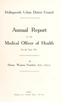 view [Report 1911] / Medical Officer of Health, Hollingworth U.D.C.
