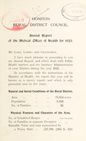 view [Report 1925] / Medical Officer of Health, Honiton R.D.C.