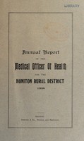 view [Report 1938] / Medical Officer of Health, Honiton R.D.C.