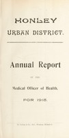 view [Report 1918] / Medical Officer of Health, Honley U.D.C.