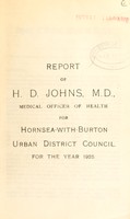 view [Report 1925] / Medical Officer of Health, Hornsea-with-Burton U.D.C.