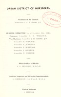 view [Report 1938] / Medical Officer of Health, Horsforth U.D.C.