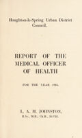 view [Report 1941] / Medical Officer of Health, Houghton-le-Spring U.D.C.