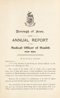 view [Report 1904] / Medical Officer of Health, Hove U.D.C. / Borough.