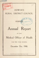 view [Report 1946] / Medical Officer of Health, Howden R.D.C.