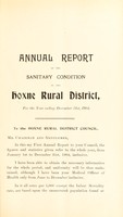 view [Report 1904] / Medical Officer of Health, Hoxne R.D.C.