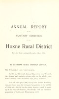 view [Report 1914] / Medical Officer of Health, Hoxne R.D.C.