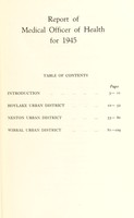 view [Report 1945] / Medical Officer of Health, Hoylake U.D.C., Neston U.D.C., Wirral U.D.C.