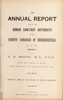 view [Report 1904] / Medical Officer of Health, Huddersfield County Borough.