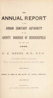 view [Report 1906] / Medical Officer of Health, Huddersfield County Borough.