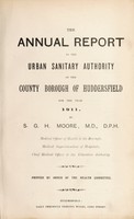 view [Report 1911] / Medical Officer of Health, Huddersfield County Borough.