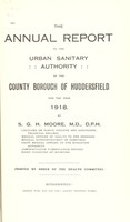 view [Report 1918] / Medical Officer of Health, Huddersfield County Borough.