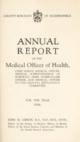 view [Report 1936] / Medical Officer of Health, Huddersfield County Borough.