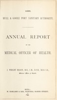 view [Report 1896] / Medical Officer of Health, Hull & Goole Port Health Authority.