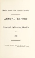 view [Report 1949] / Medical Officer of Health, Hull & Goole Port Health Authority.