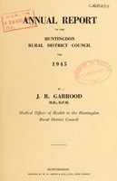 view [Report 1945] / Medical Officer of Health, Huntingdon R.D.C.