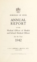 view [Report 1942] / Medical Officer of Health, Hyde Borough.