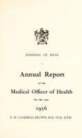 view [Report 1956] / Medical Officer of Health, Hyde Borough.