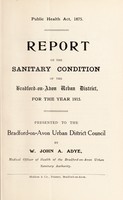 view [Report 1915] / Medical Officer of Health, Bradford-on-Avon U.D.C.