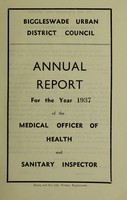 view [Report 1937] / Medical Officer of Health, Biggleswade U.D.C.