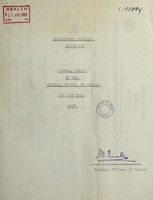 view [Report 1958] / Medical Officer of Health, Ilfracombe Port / Riparian Authority.