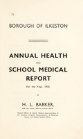 view [Report 1935] / Medical Officer of Health, Ilkeston Borough.