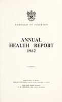 view [Report 1962] / Medical Officer of Health, Ilkeston Borough.