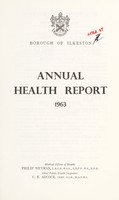 view [Report 1963] / Medical Officer of Health, Ilkeston Borough.