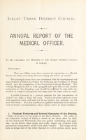 view [Report 1908] / Medical Officer of Health, Ilkley U.D.C.