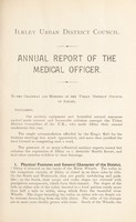 view [Report 1909] / Medical Officer of Health, Ilkley U.D.C.