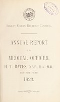 view [Report 1923] / Medical Officer of Health, Ilkley U.D.C.