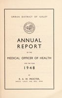 view [Report 1948] / Medical Officer of Health, Ilkley U.D.C.