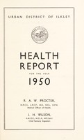 view [Report 1950] / Medical Officer of Health, Ilkley U.D.C.